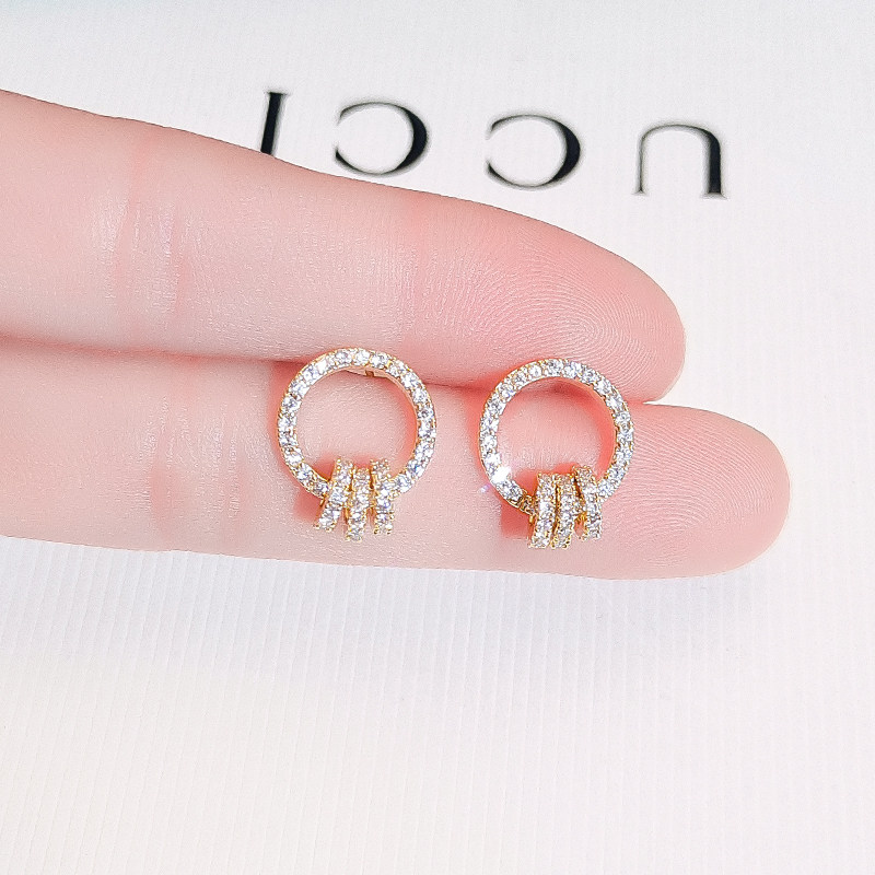 韩国东大门个性耳环气质百搭镶钻圆圈耳钉女蚊香盘耳夹无耳洞耳饰,饰品/流行首饰/时尚饰品新,耳夹,淘宝优惠券,粉丝福利购,淘宝优惠卷