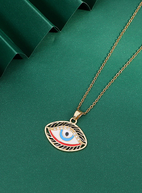 欧美恶魔之眼项链女2026新款
