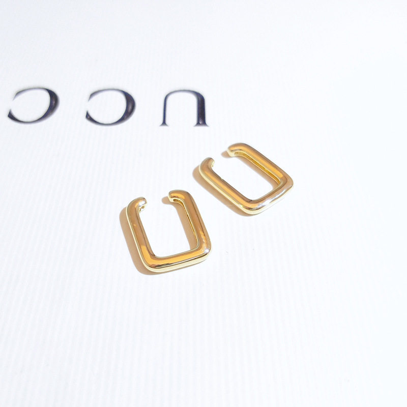金色耳骨夹复古简约小众高级感耳环金属风ins潮耳夹无耳洞耳饰品,饰品/流行首饰/时尚饰品新,耳钉,淘宝优惠券,粉丝福利购,淘宝优惠卷