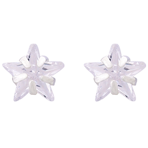 999纯银星星耳钉简约银耳环2024年新款个性气质设计感养耳洞耳饰