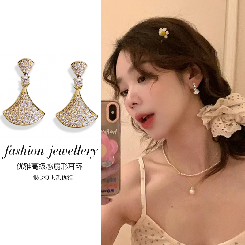 玫瑰金耳夹无耳洞女高级小众