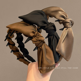 蝴蝶结发箍女高颅顶2026新款日常外戴春秋发带洗脸头箍压发卡头饰