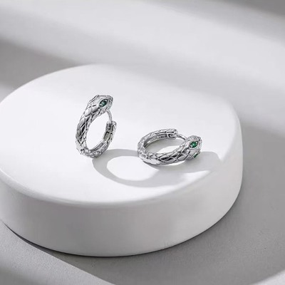 999纯银耳环男高级感潮流痞帅