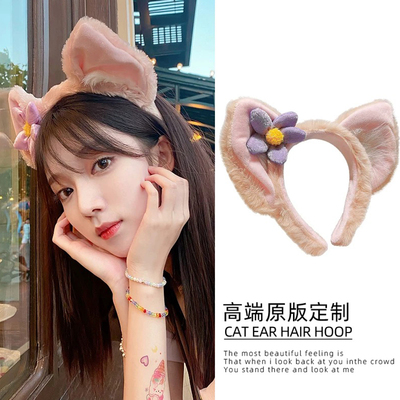 玲娜贝儿迪士尼发箍女秋冬高级感洋气时尚头箍发卡游园氛围感发饰