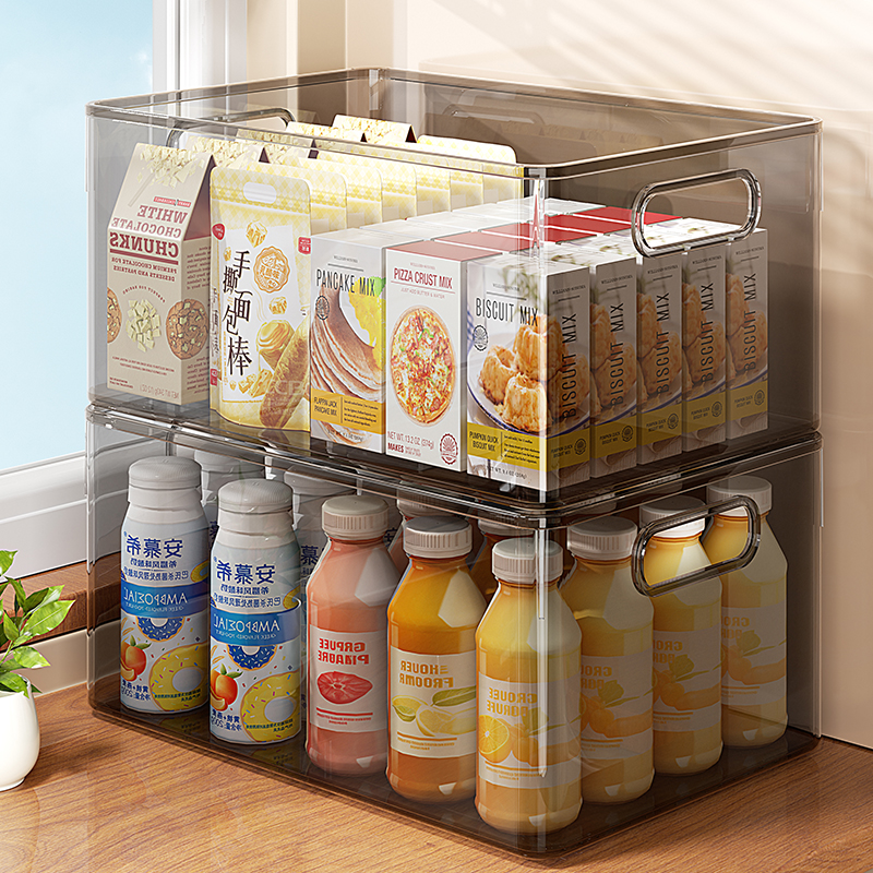 越图透明亚克力橱柜收纳盒