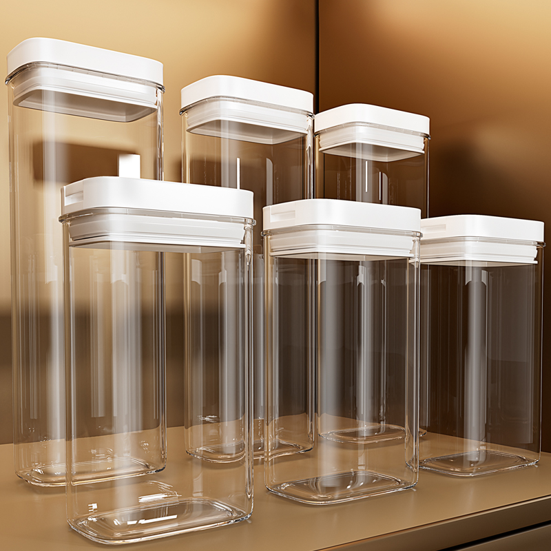 面 面条收纳盒五谷杂粮密封罐食品级装挂面 面义大利面 面桶干 干