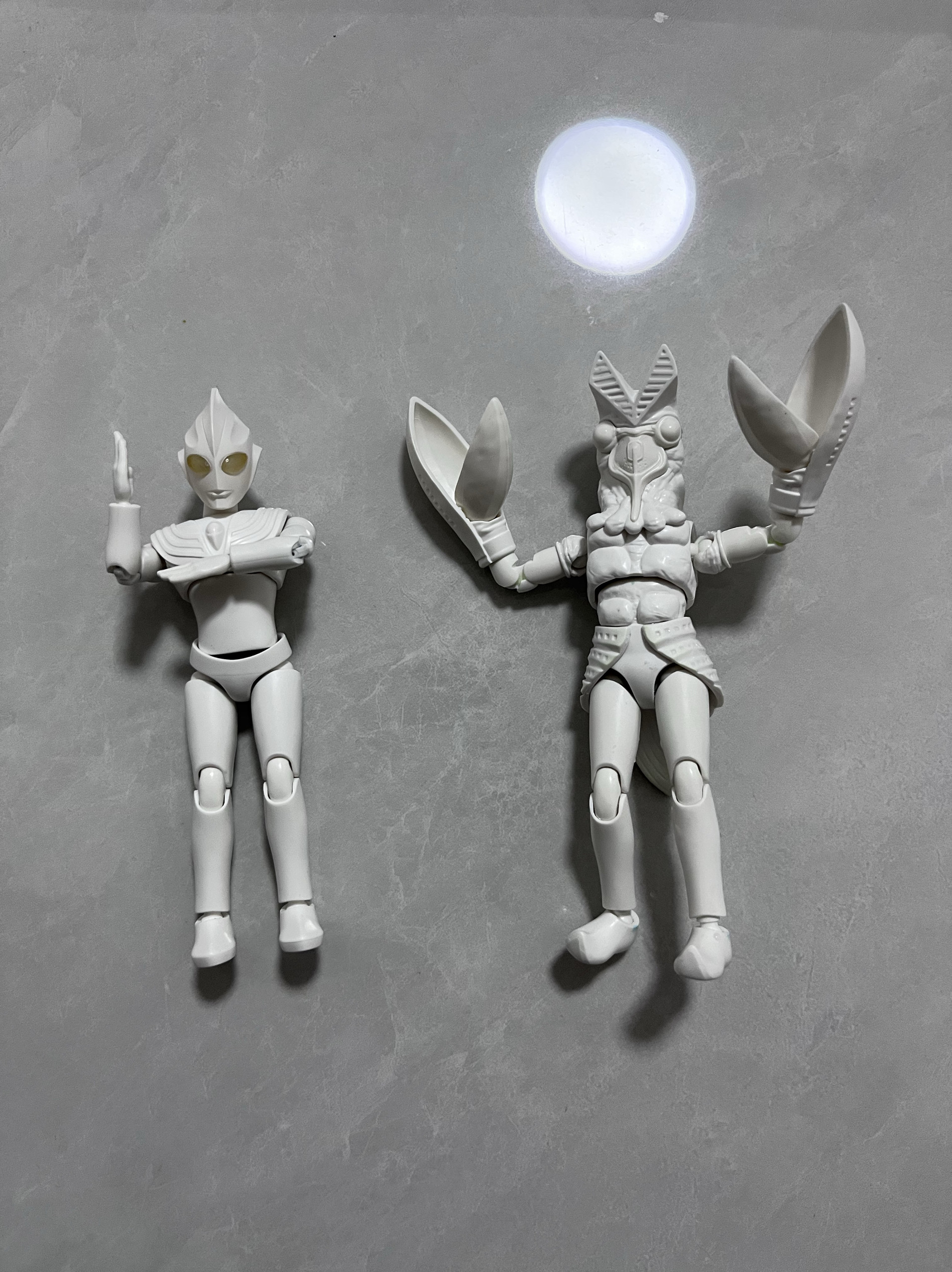 布鲁可积木人迪迦奥特曼黑暗巴尔坦星人纯色新素体diy送马克笔