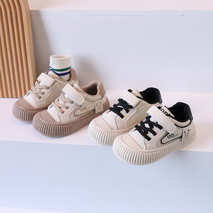 皮面新款 春季 子男童软底幼儿园防滑单鞋 6岁3 女宝宝鞋 男小童板鞋