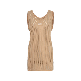 XG/雪歌24秋款商场同款无袖针织背心吊带镂空毛衫女XJ311046A673