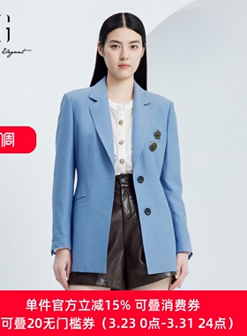 XG/雪歌24秋新款正肩简约上衣XJ307010A319