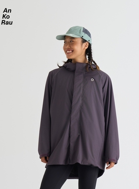 素然AnKoRau 安高若冬季女士户外穿搭轻量反光Octa带帽外套