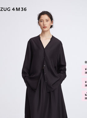 ZUCZUG4M36女士砂洗真丝衬衫