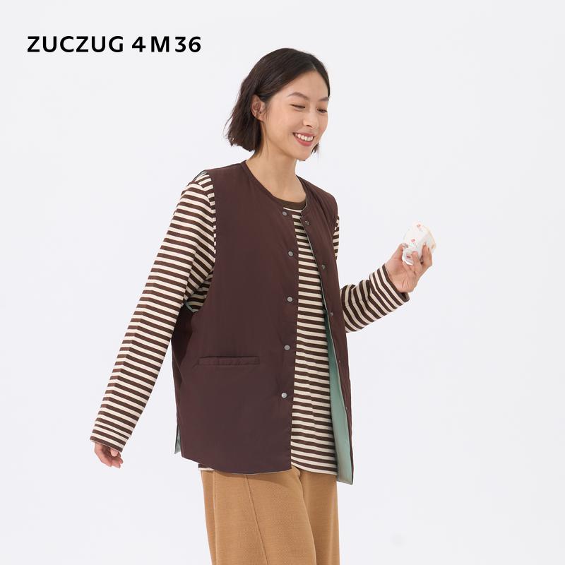 ZUCZUG4M36铜氨薄羽绒西装马甲