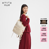 素然extra 新品 one26春简约休闲多Way旅行防污水洗尼龙双肩包