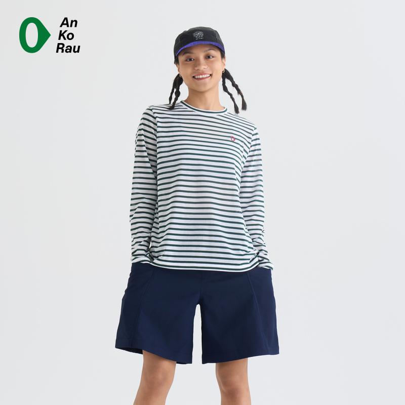 AnKoRau安高若速干条纹长袖T恤