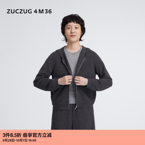 ZUCZUG4M36羊毛珠地拉链外套