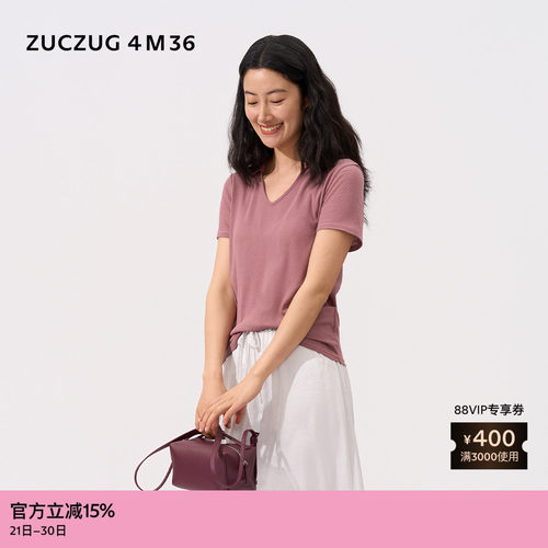 ZUCZUG4M36针织布POLO领短袖T恤