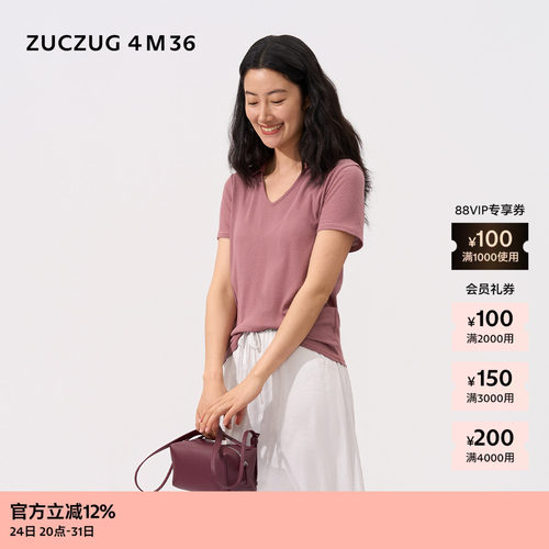 ZUCZUG4M36针织布POLO领短袖T恤