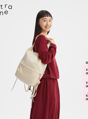 【新品】素然extra one26春简约休闲多Way旅行防污水洗尼龙双肩包