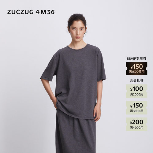 ZUCZUG4M36混纺基础宽松T恤