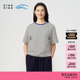 素然klee T恤 女士航海休闲宽松环保棉华夫格短袖 klee 秋季