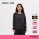 新品 素然ZUCZUG 4M36 秋季 女士幼马海毛圆领宽松套头针织衫