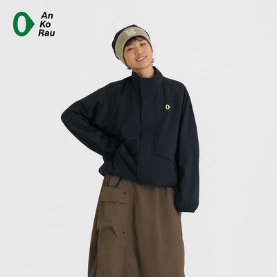 AnKoRau安高若梭织双层立领外套