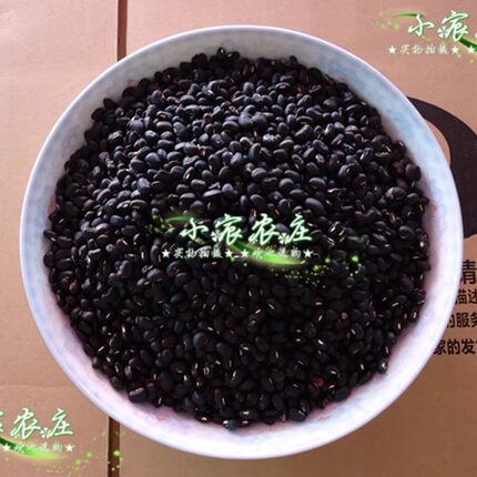 单件1-5斤 闽南 永春农家黑豆 黑饭豆 黑小豆 白芯白心 五谷粗粮