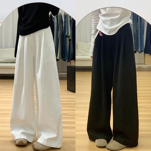 巨显瘦！这条白裤子质感绝了~