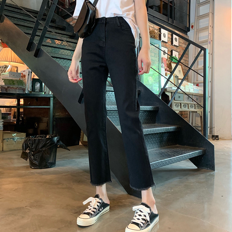 版型好正！巨显腿长的牛仔裤~