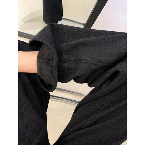 秋冬加绒牛仔裤~质感好绝！