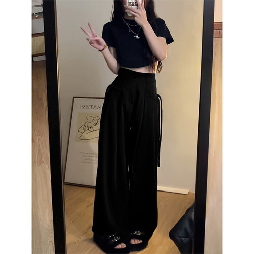 腿粗救星！阔腿休闲裤女~