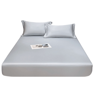 长绒棉全棉加高床笠单件美国king/queen厚垫席梦思床罩纯棉床垫套