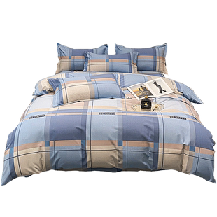 秋冬磨毛全棉被罩单件180x200保暖纯棉被套加大228x248x278可定制