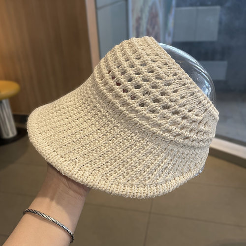 夏季女款透气空顶遮阳帽