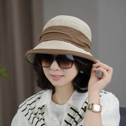 速干渔夫帽女春夏气质显脸小