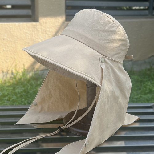 护颈速干防晒帽女夏季防紫外线