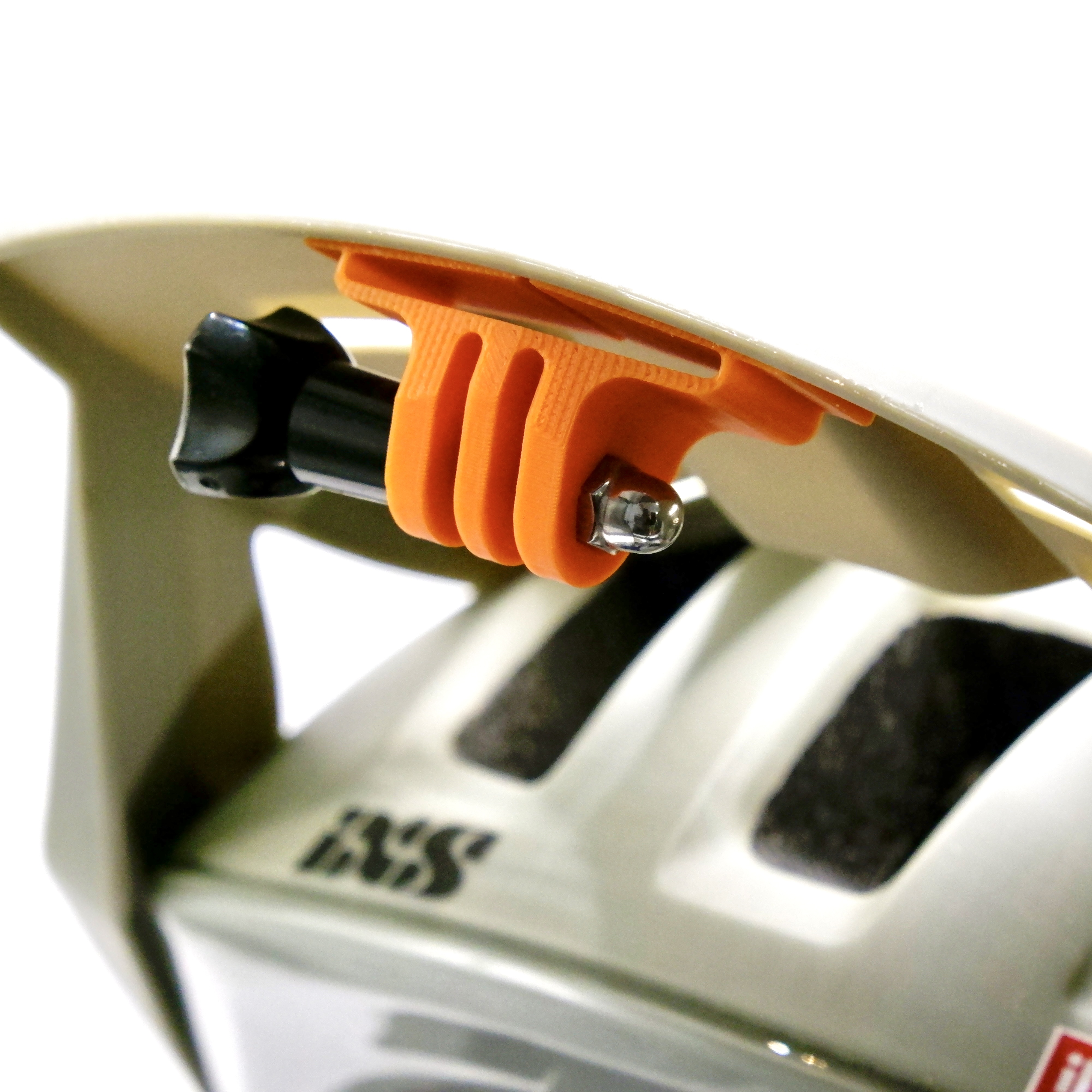 Gopro大疆 运动相机越野头盔速降头盔帽檐山地车半盔超轻底座挂架