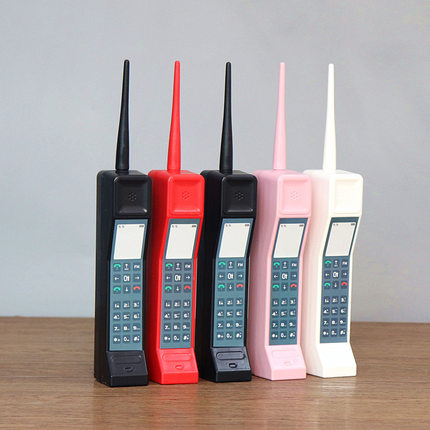 复古大哥大手机模型电话机模型摆件网红怀旧手机年代道具仿跨境批