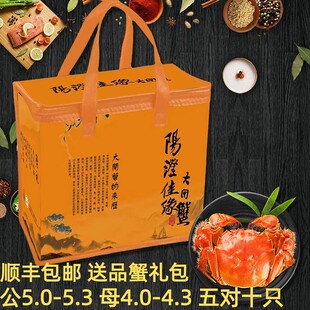 活蟹阳澄佳缘大闸蟹现货鲜活大螃蟹公蟹母蟹海鲜水产生鲜礼盒顺丰