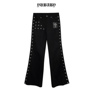 重工铆钉牛仔长裤 3.28晚20：00 24：00限时四小时粉丝内购七折