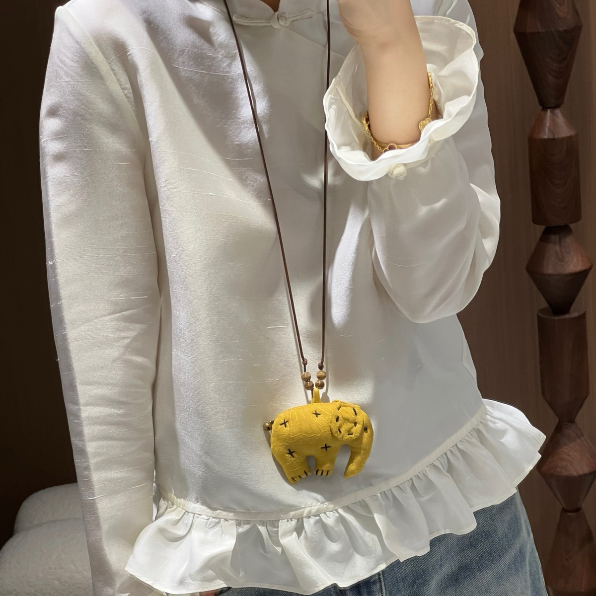 诺诺早春高级百搭小立领荷叶边减龄真丝双宫丝上衣小衫zl-A77376,女装/女士精品,毛针织衫,淘宝优惠券,粉丝福利购,淘宝优惠卷