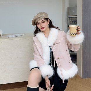 诺诺设计松加厚保暖鹿皮绒外套羽绒服(配环保毛领不能拆卸)26833