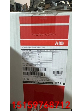 ABB塑壳断路器 T6L630 4P500议价