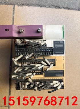 施耐德plc QTB1 C0DM9LP，带两个模块，拆机货，议价