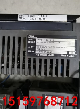 富士变频器FVR.C11变频器 FVR0. 1C11S-2，议价