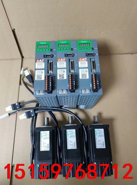 施耐德400W伺服电机套装，驱动器型号：LXM16DU04M议价