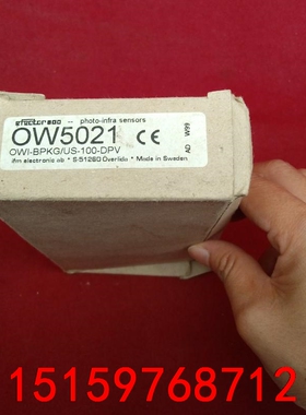 全新原装正品易福门传感器OW5021工程剩余一个议价