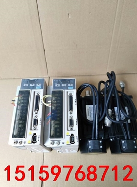 口罩机拆机2套750W伺服套装，驱动器型号LCDB5 08B议价