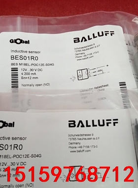 全新原装巴鲁夫传感器BES01R0 BES M18EL-PO议价